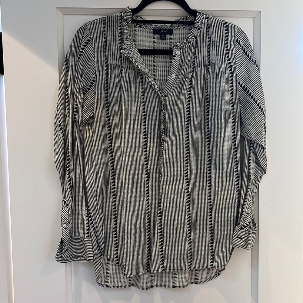 J.Crew tunic - button down - size XS